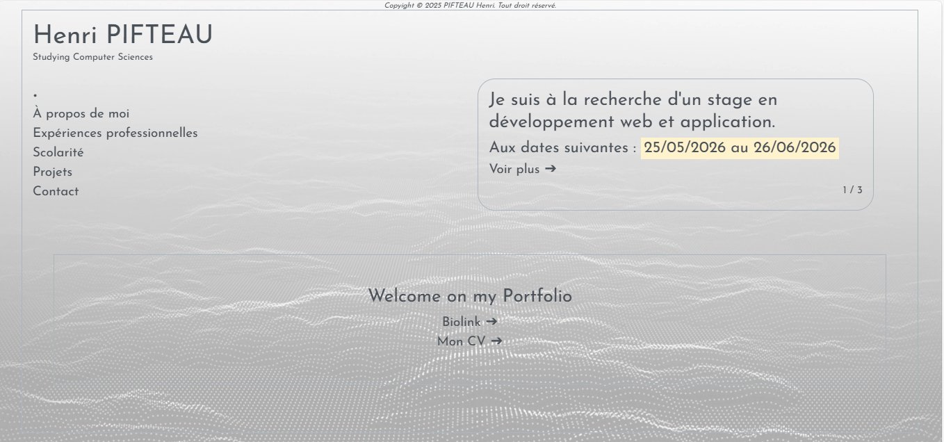 mon portfolio